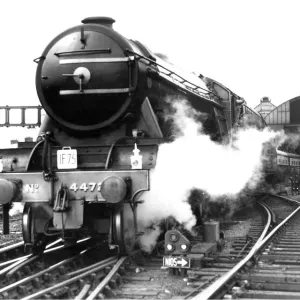 Engine No. 4472 The Flying Scotsman at Newcastle Central Station on 8th May 1964 Engine No. 4472 The Flying Scotsman at Newcastle Central Station on 8th May 1964