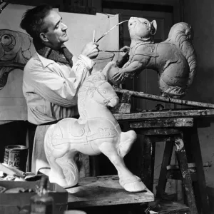 Engineer and sculptors clever animal toys. A skilled engineer, Mr Engineer and sculptors clever animal toys. A skilled engineer, Mr