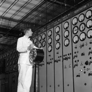 Battersea Power Station Control Hall Print, Engineer at Dials Battersea Power Station Control Hall Print, Engineer at Dials