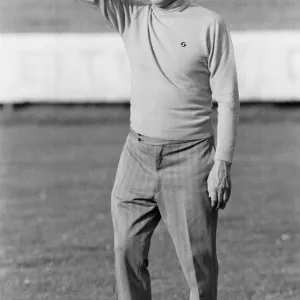 England caretaker manager Joe Mercer pictured during a training session in Leipzig ahead England caretaker manager Joe Mercer pictured during a training session in Leipzig ahead