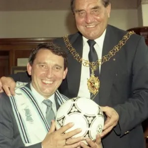 England football manager Graham Taylor was in Coventry to open the Sky Blues England football manager Graham Taylor was in Coventry to open the Sky Blues
