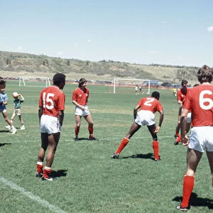 England football team attend a training session in Colorado Springs