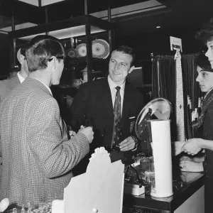 The England football team at London Airport before their flight to Santiago The England football team at London Airport before their flight to Santiago