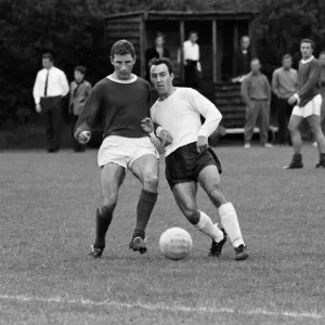 The England football team spend the afternoon training at the Arsenal practice field The England football team spend the afternoon training at the Arsenal practice field