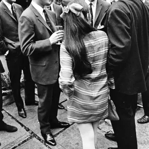 England footballers Ron Flowers and Gordon Banks with actress Vivienne Ventura during England footballers Ron Flowers and Gordon Banks with actress Vivienne Ventura during