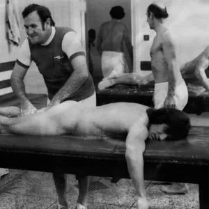 Don Revie Massages Kevin Keegan Print, 16th November 1976