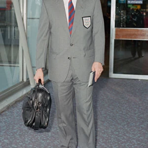 England manager Graham Taylor at Heathrow Airport, London. 6th December 1991