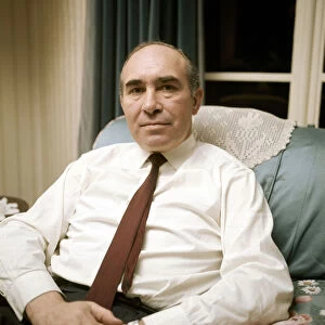 England manager Sir Alf Ramsey at home April 1970