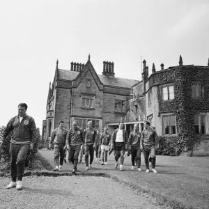 1966 England Squad at Lilleshall Training Session Print 1966 England Squad at Lilleshall Training Session Print