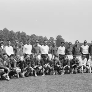 The England national team squad pose at Lilleshall before a training session in The England national team squad pose at Lilleshall before a training session in