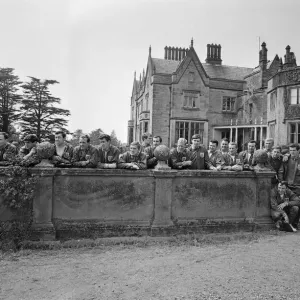 The England national team squad pose at Lilleshall before a training session in The England national team squad pose at Lilleshall before a training session in