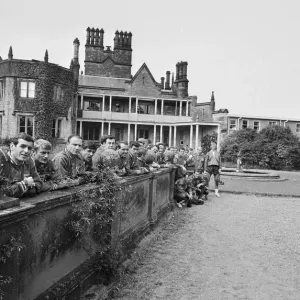 The England national team squad pose at Lilleshall before a training session in The England national team squad pose at Lilleshall before a training session in