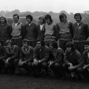 England Squad 1966 Training for match against Wales pose for team picture England Squad 1966 Training for match against Wales pose for team picture