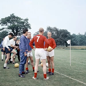 England team training session at Lilleshall ahead of the 1966 World Cup tournament