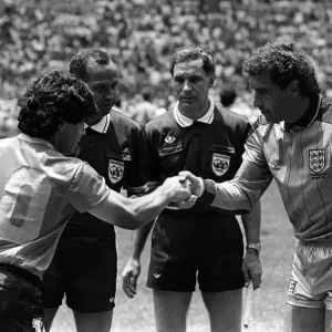 England v Argentina 1986 World Cup Quarter Final Print