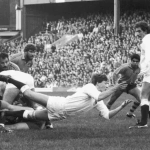 England v Australia Australian UK Tour 3rd November 1984 New England captain Nigel England v Australia Australian UK Tour 3rd November 1984 New England captain Nigel