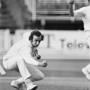 England v India 3rd Test 1st innings at Edgbaston. (Picture) David Lloyd fielding England v India 3rd Test 1st innings at Edgbaston. (Picture) David Lloyd fielding