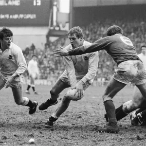 England v Ireland International at Twickenham 1st March 1986