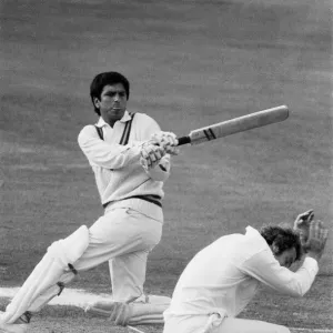 England v Pakistan 2nd Test 1st innings at Lords Print July 1974