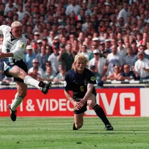 England v Scotland European Championships group match at Wembley Stadium 15th June 1996 England v Scotland European Championships group match at Wembley Stadium 15th June 1996
