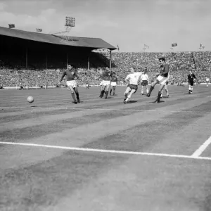 England Verses Mexico International Friendly Print, 10th May 1961