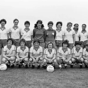 England Women's Football Team Print, 25th May 1984