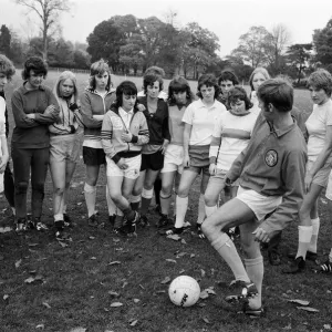 The England womens football team who are to play Holland training at Bisham Abbey The England womens football team who are to play Holland training at Bisham Abbey
