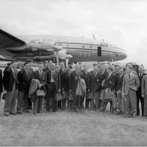 England World Cup 1950 squad June 1950 just before departing to Brazil