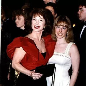 English actress Shirley Anne Field with her daughter. 4th March 1992
