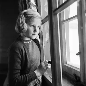 One of the English children appearing in a small part in the film, The Village One of the English children appearing in a small part in the film, The Village