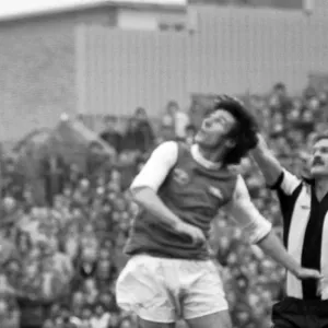 English Division 1 Football. Arsenal 1 v. West Bromwich Albion 1. April 1980 LF03-04-026