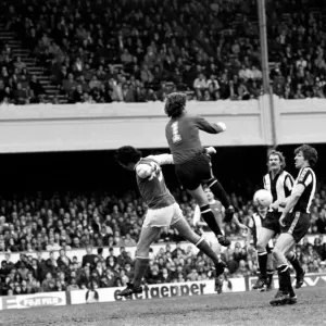 English Division 1 Football. Arsenal 1 v. West Bromwich Albion 1. April 1980 LF03-04-014