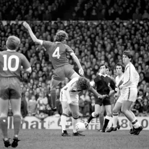 English Division 1 Football. Crystal Palace 0 v. Liverpool 0. April 1980 LF03-06-044