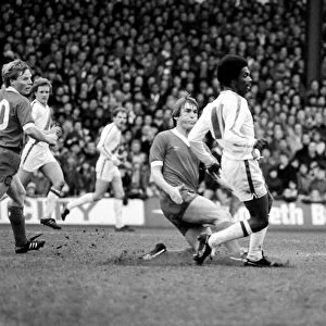 English Division 1 Football. Crystal Palace 0 v. Liverpool 0. April 1980 LF03-06