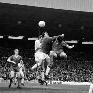 English Division 1 Football. Crystal Palace 0 v. Liverpool 0. April 1980 LF03-06-080