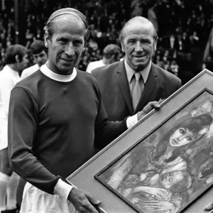 English Division One match held at Old Trafford. Manchester United 0-1 Leeds English Division One match held at Old Trafford. Manchester United 0-1 Leeds