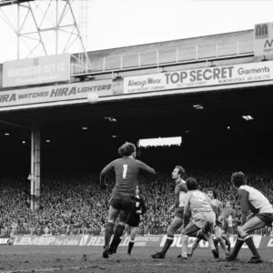 English FA Cup fourth round match print at Maine Road