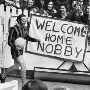 English FA Cup. Manchester United 0-0 Middlesbrough 26-02-1972 Nobby English FA Cup. Manchester United 0-0 Middlesbrough 26-02-1972 Nobby