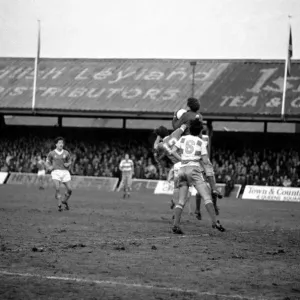 English FA Cup Print: Blackpool 0 v Queens Park Rangers 0, January 1982