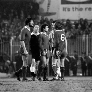 English FA Cup match at The Dell Southampton 1 v Chelsea 1