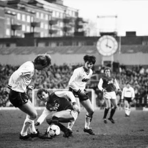 English FA Cup match at Highbury. Arsenal 2 v Bolton Wanderers 1 English FA Cup match at Highbury. Arsenal 2 v Bolton Wanderers 1