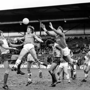 English FA Cup match Stoke City 0 v Everton 2 Goalkeeper Neville Southall English FA Cup match Stoke City 0 v Everton 2 Goalkeeper Neville Southall