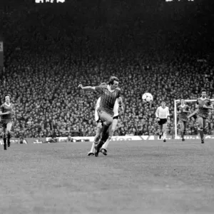 English League Division One match at Anfield. Liverpool 0 v Manchester United 0 English League Division One match at Anfield. Liverpool 0 v Manchester United 0
