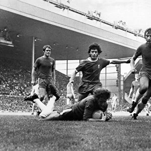 English League Division One match at Anfield Liverpool v Chelsea 0 Chelsea
