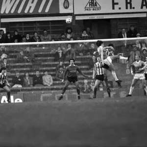 Birmingham City 2 v Stoke City 1 English League Division One Print March 1982