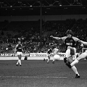 English League Division Two match Burnley 3 v Chelsea 0 April 1983