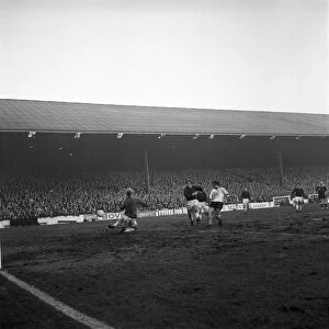 English League Division One match. Burnley v. Liverpool
