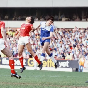 English League Division One match at the City Ground. Nottingham Forest 0 v Everton English League Division One match at the City Ground. Nottingham Forest 0 v Everton