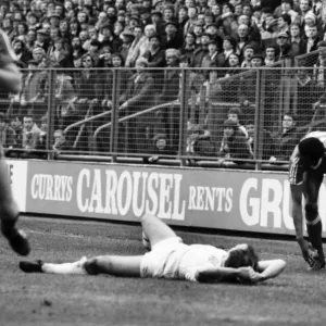 English League Division One match at Elland Road. Leeds United 1 v Nottingham Forest 1 English League Division One match at Elland Road. Leeds United 1 v Nottingham Forest 1