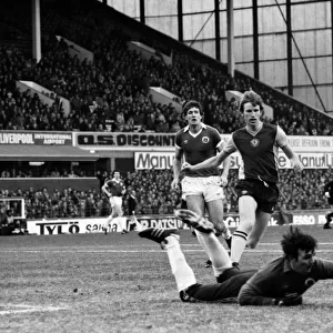 English League Division One match at Goodison Park. Everton 2 v Aston Villa 0